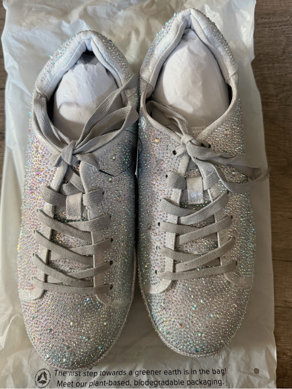 torrid Rhinestone Sneakers - Silver